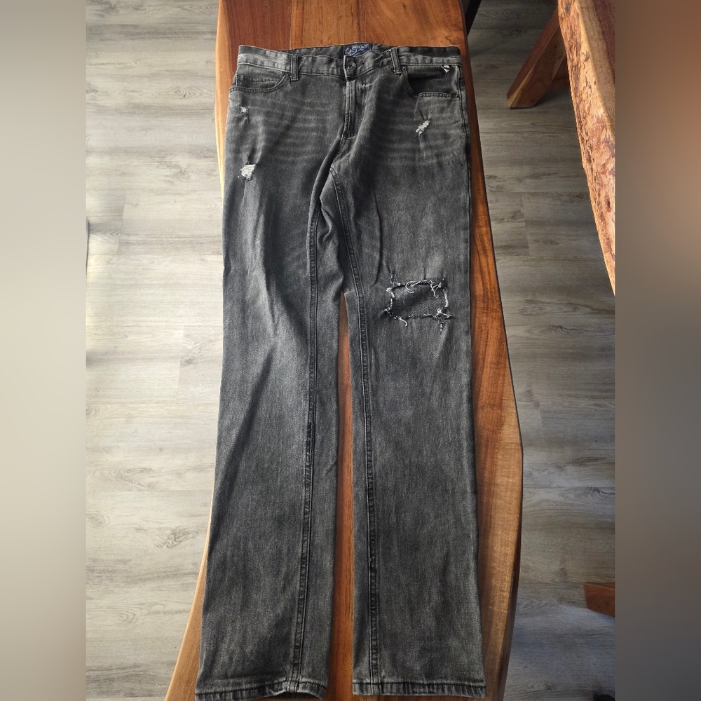 American Rag Men's Charcoal Straight Jeans